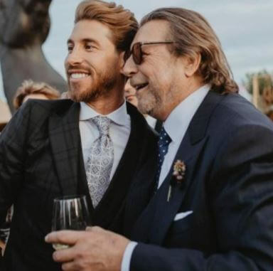 Paqui Ramos husband and son Sergio Ramos.